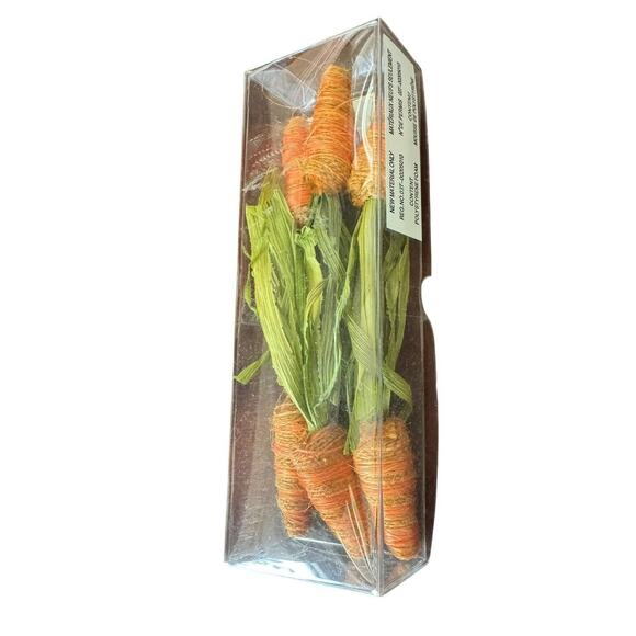 Easter Bunny Twine Raffia Faux Carrots Farmhouse Decor Multiple Sizes Spring - Picture 4 of 7